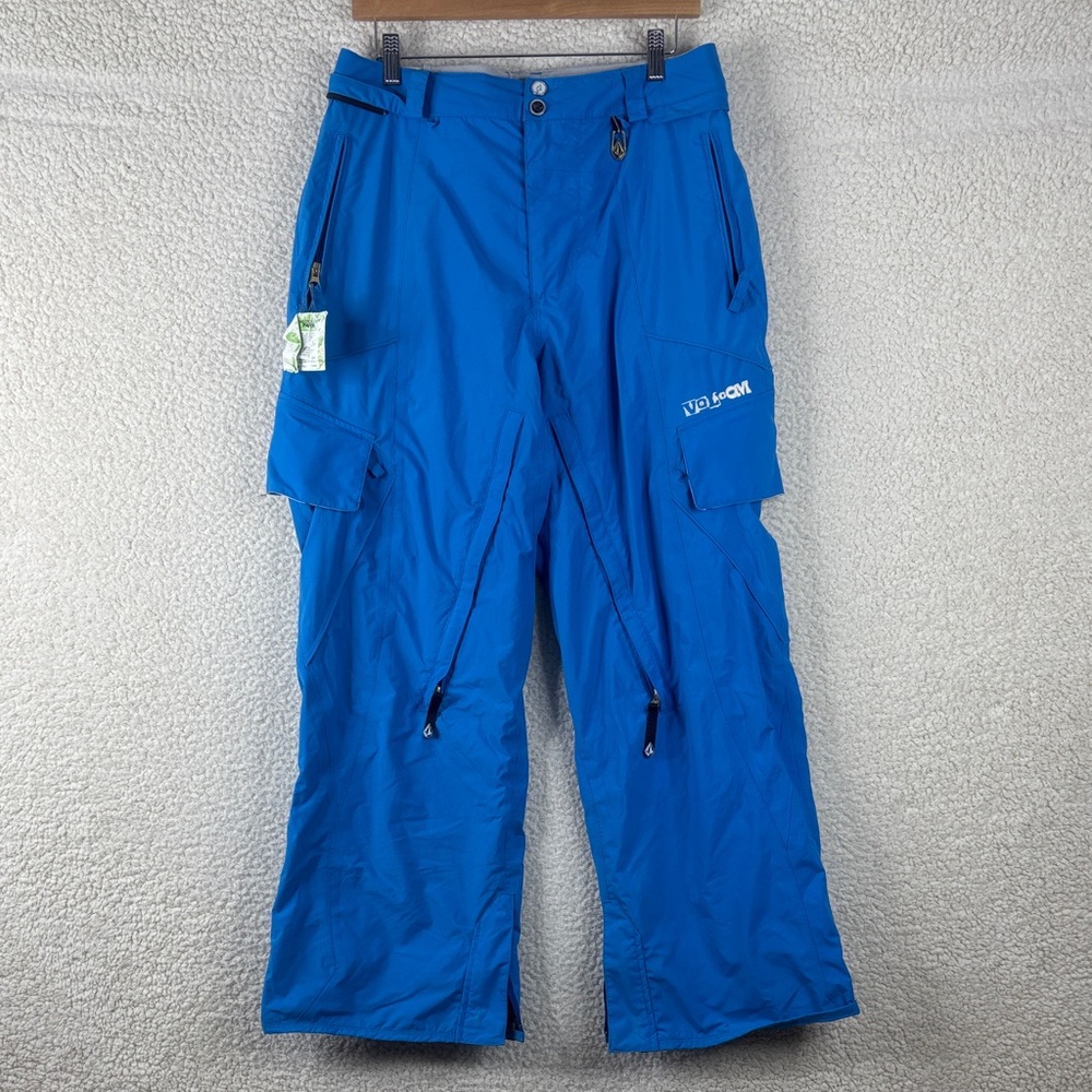 Volcom Nimbus Womens Blue Waterproof Snow Ski Snowboard Pants S SMALL